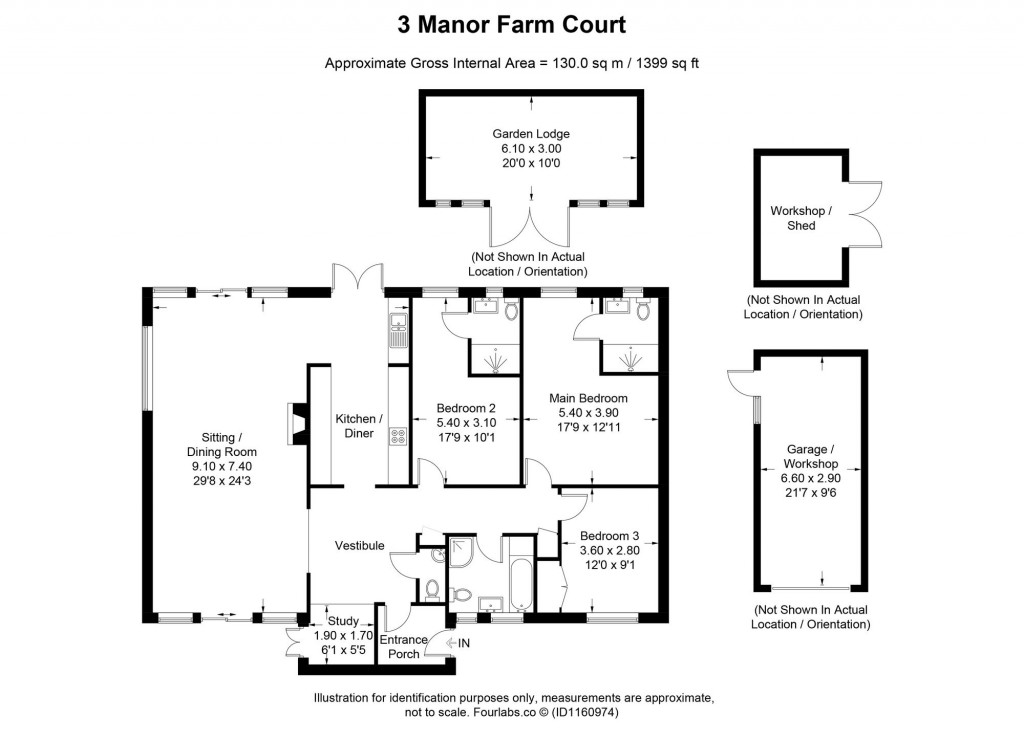 Floorplans For Manor Farm Court, Selsey, PO20