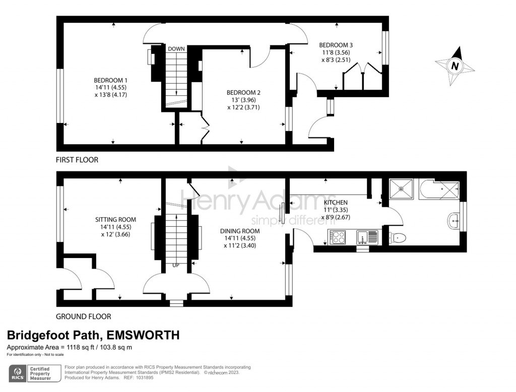 Floorplans For Bridgefoot Path, Emsworth, PO10