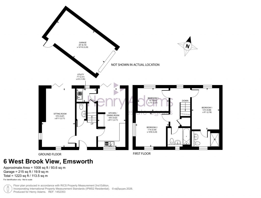Floorplans For West Brook View, Emsworth, PO10