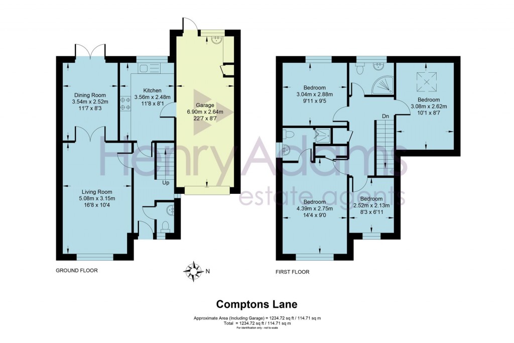 Floorplans For Comptons Lane, Horsham, RH13