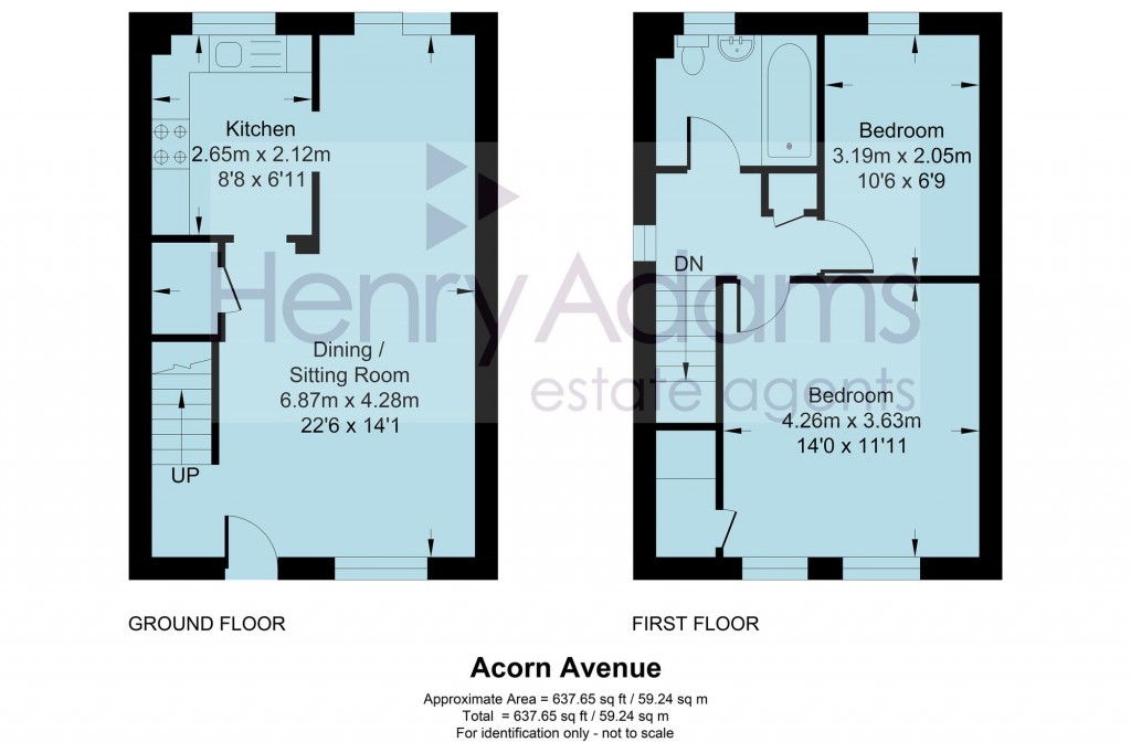 Floorplans For Acorn Avenue, Cowfold, RH13