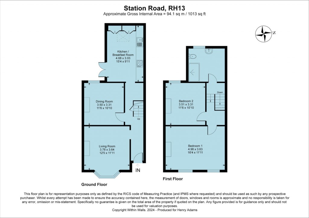 Floorplans For Station Road, Horsham, RH13