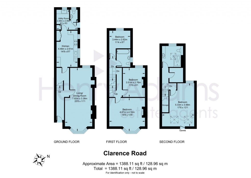 Floorplans For Clarence Road, Horsham, RH13