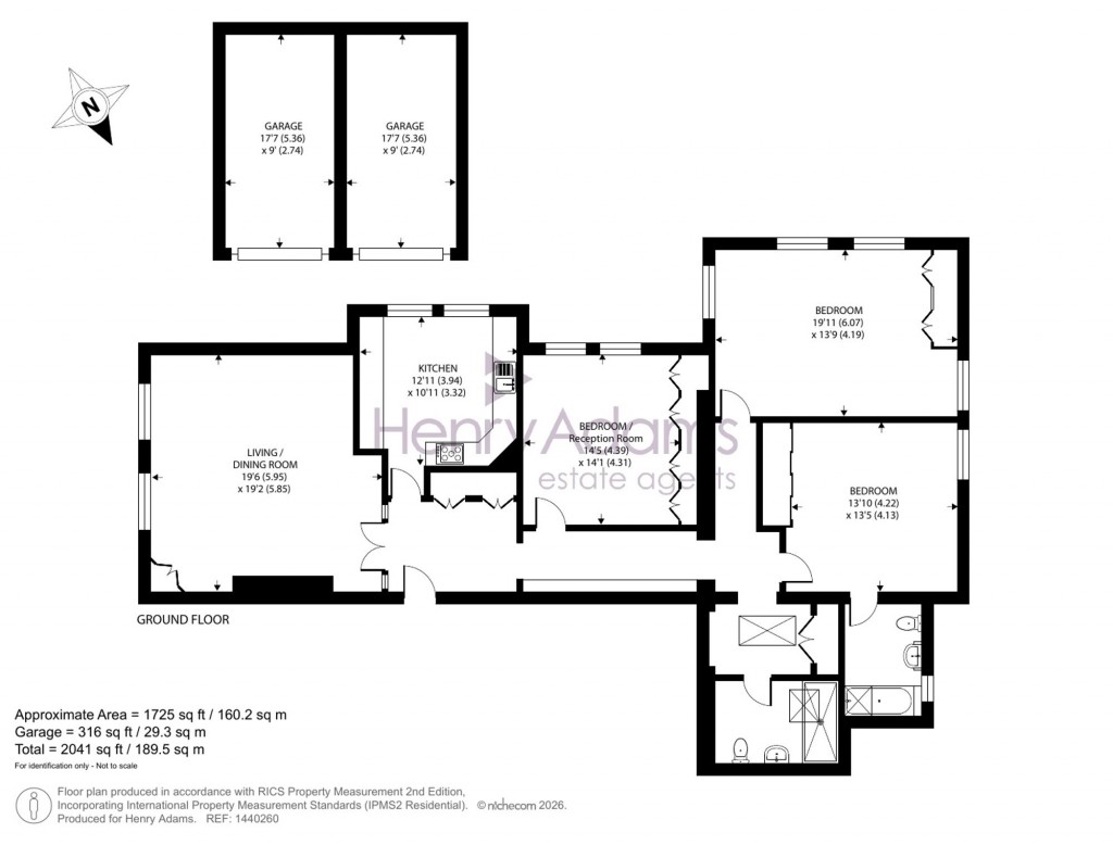 Floorplans For Grange Court, Aldwick, PO21