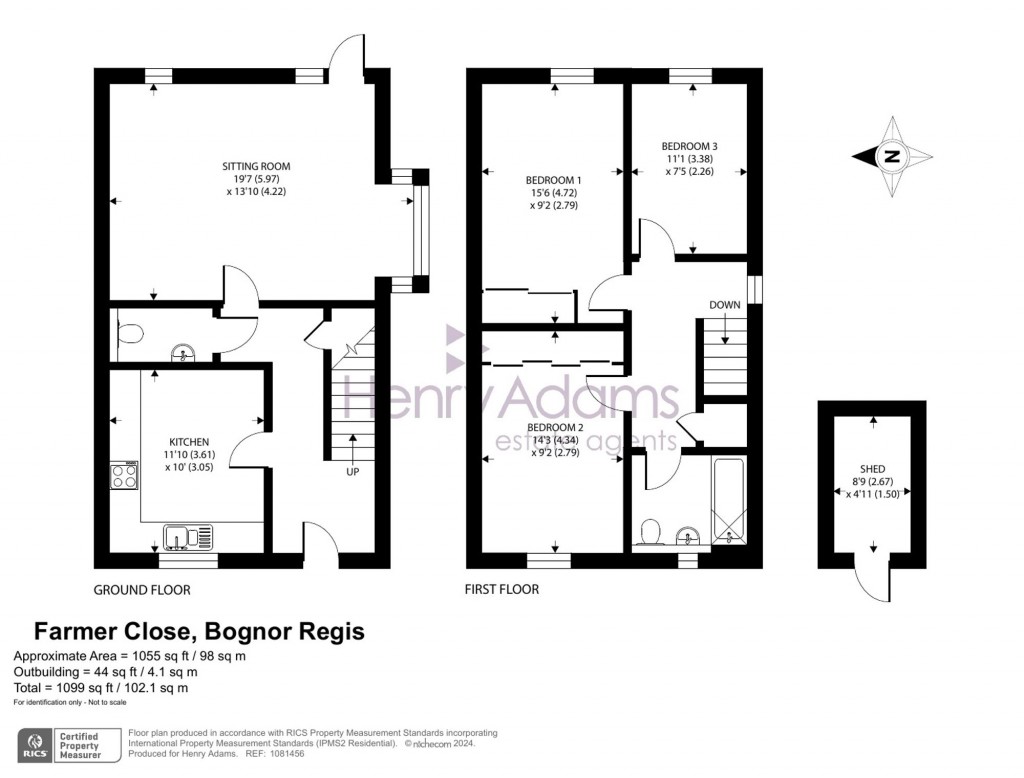 Floorplans For Farmer Close, Pagham, PO21