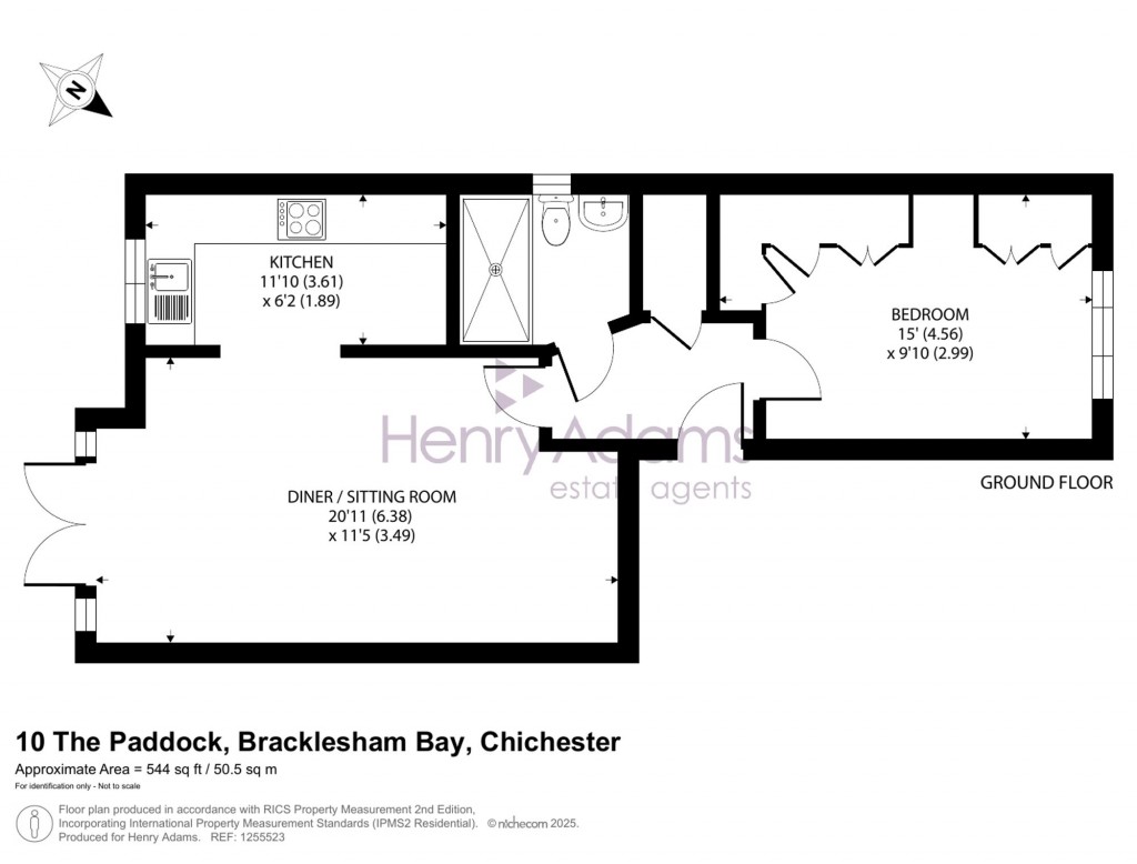 Floorplans For The Paddock, Bracklesham Bay, PO20