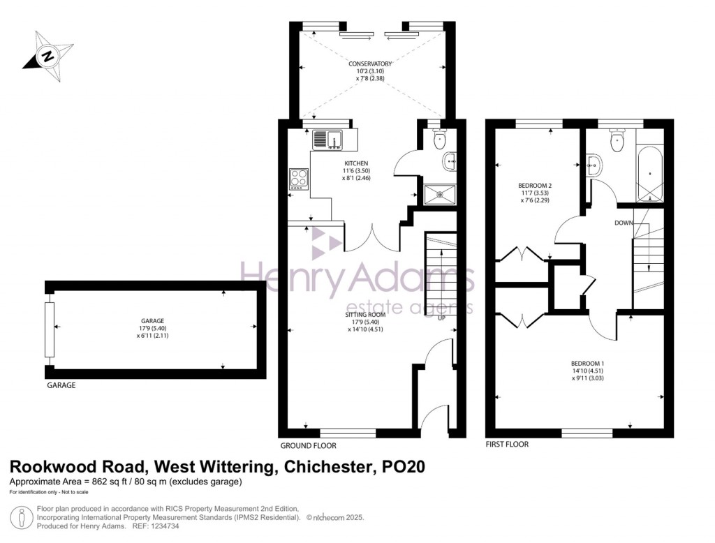 Floorplans For Rookwood Road, West Wittering, PO20