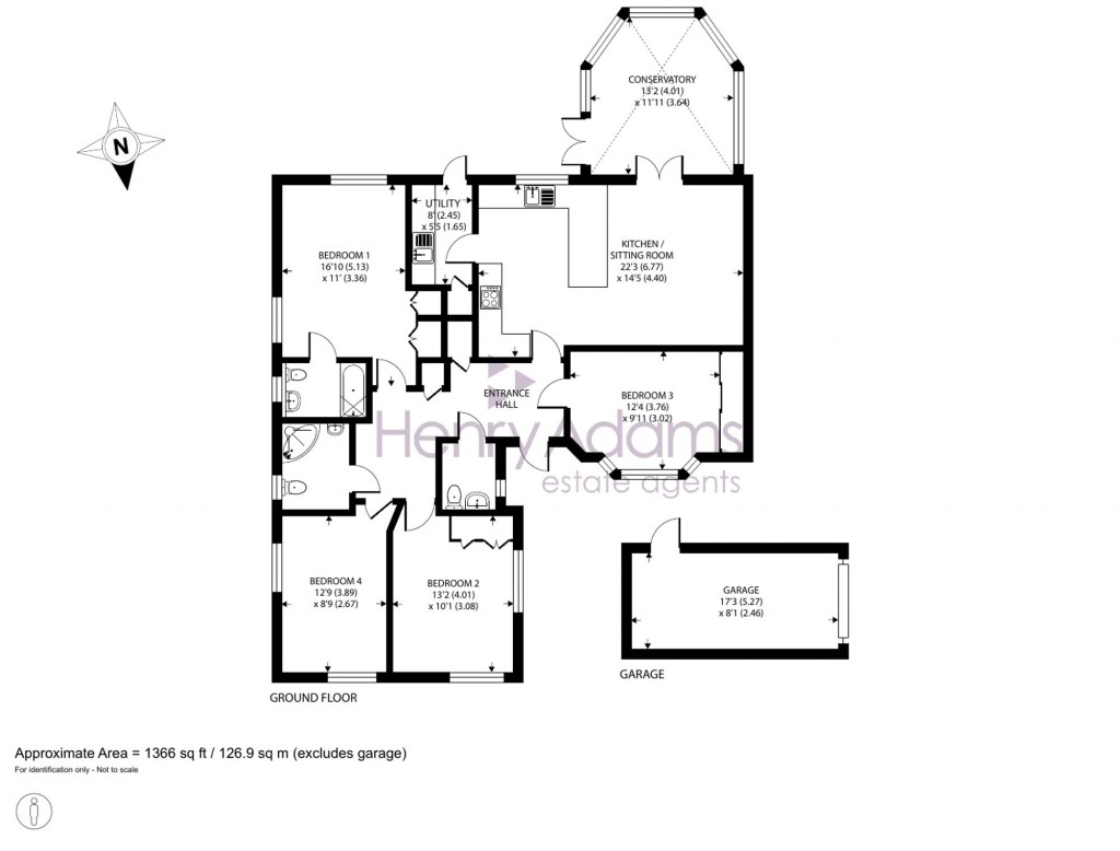 Floorplans For Mere Close, Bracklesham Bay, PO20