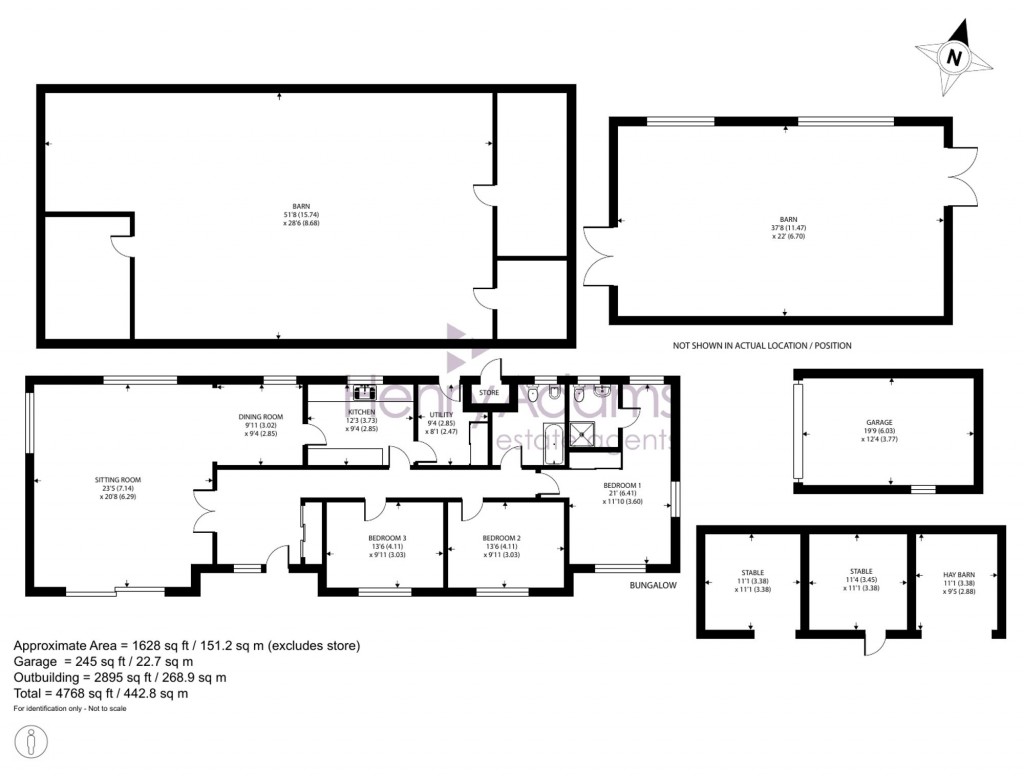 Floorplans For Almodington Lane, Earnley, PO20