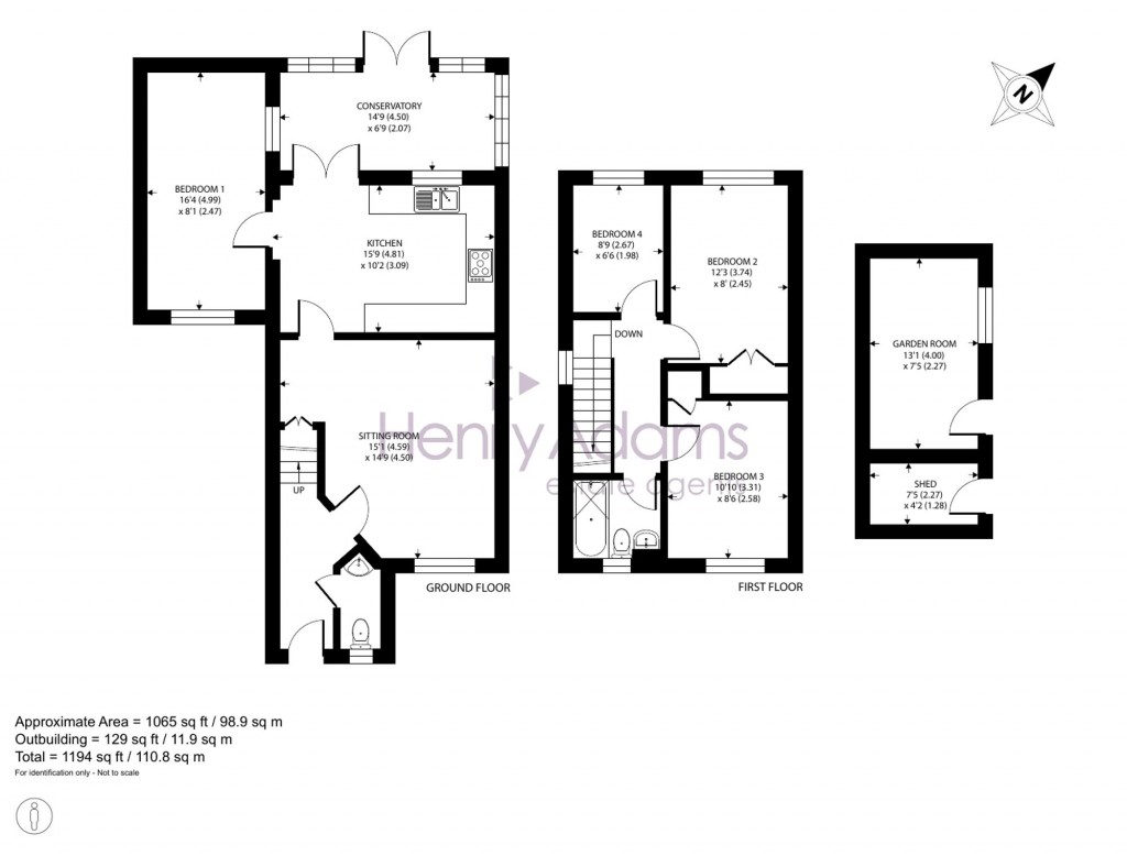 Floorplans For Tide Way, Bracklesham Bay, PO20