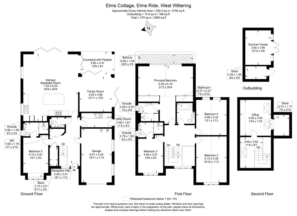 Floorplans For Elms Ride, West Wittering, PO20