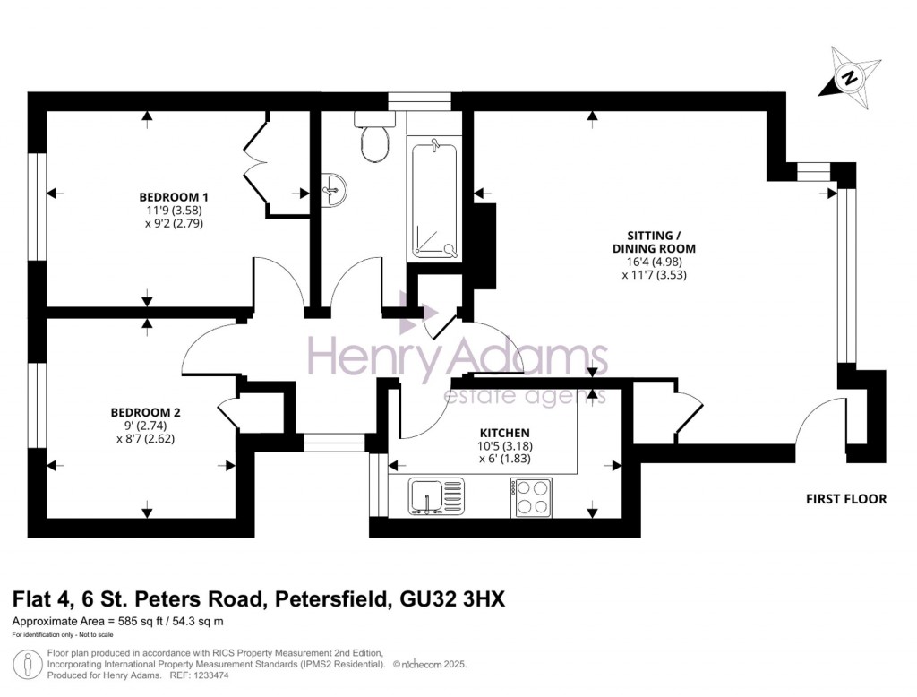 Floorplans For St. Peters Road, Petersfield, GU32