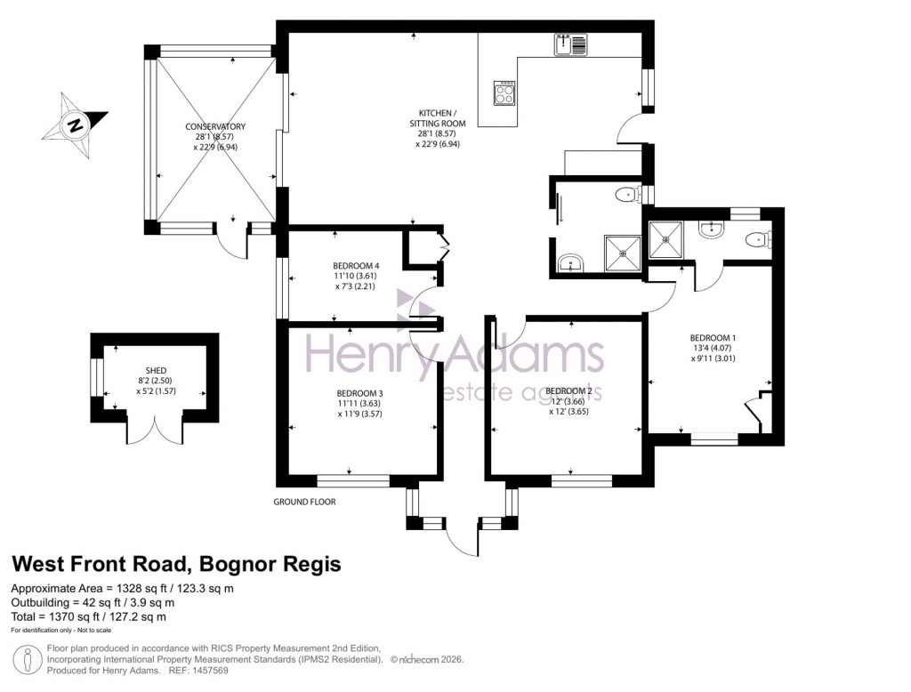 Floorplans For West Front Road, Pagham, PO21