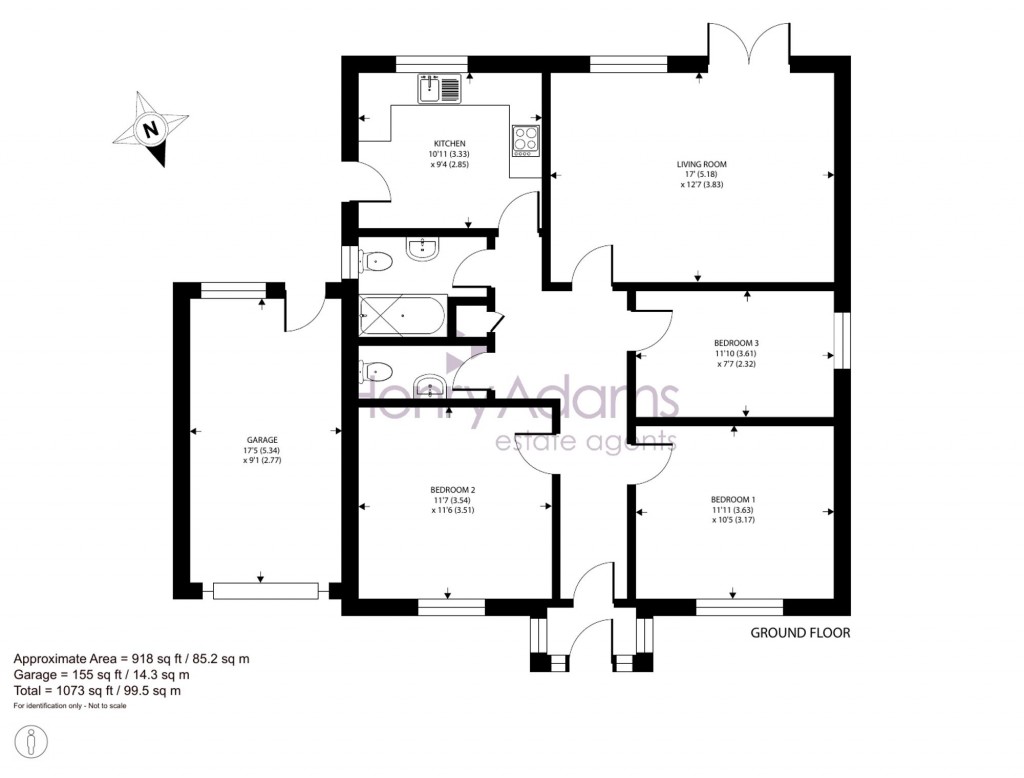 Floorplans For James Street, Selsey, PO20