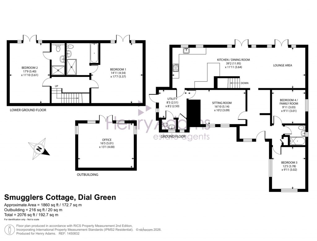 Floorplans For Dial Green, Lurgashall, GU28
