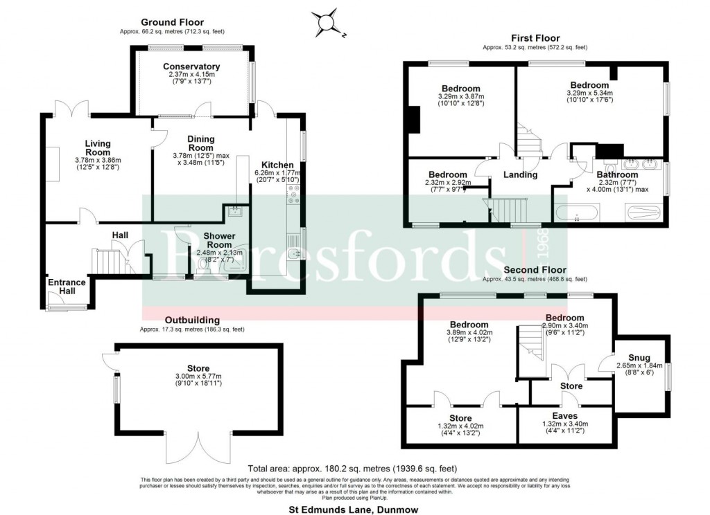 Floorplans For Dunmow, Essex
