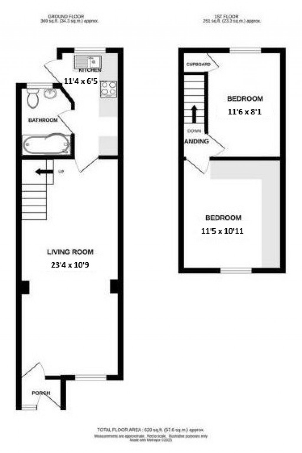 Floorplans For Warley, Brentwood