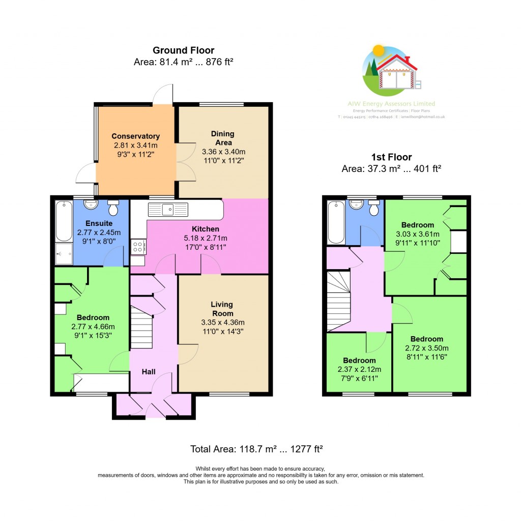 Floorplans For Writtle, Essex