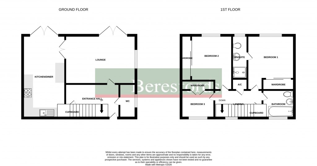 Floorplans For Great Baddow, Chelmsford, Essex