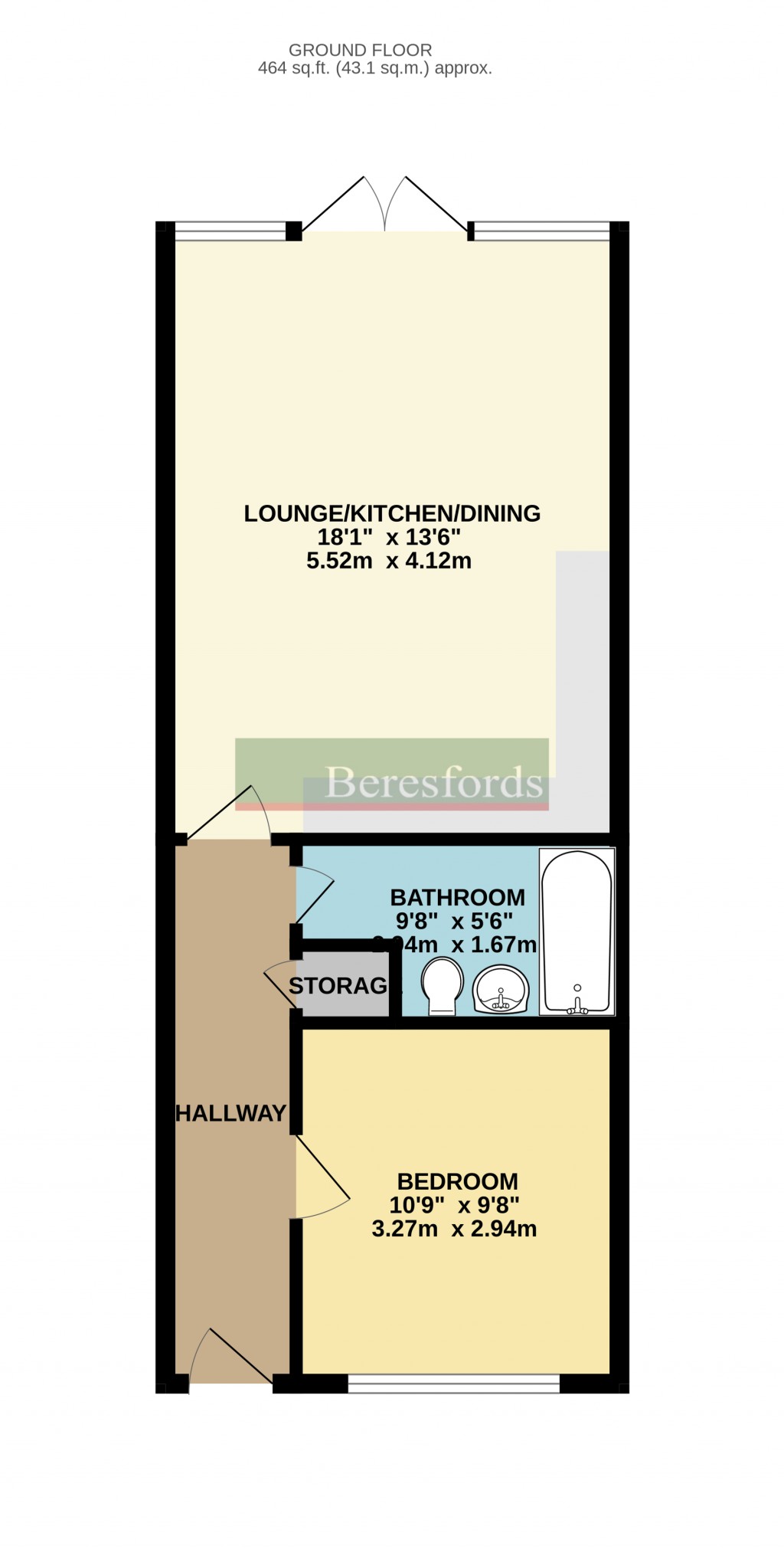 Floorplans For Springfield Road, 77 Springfield Road, Chelmsford, Essex