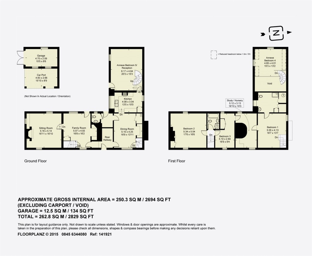 Floorplans For Upper Street, Quainton, HP22