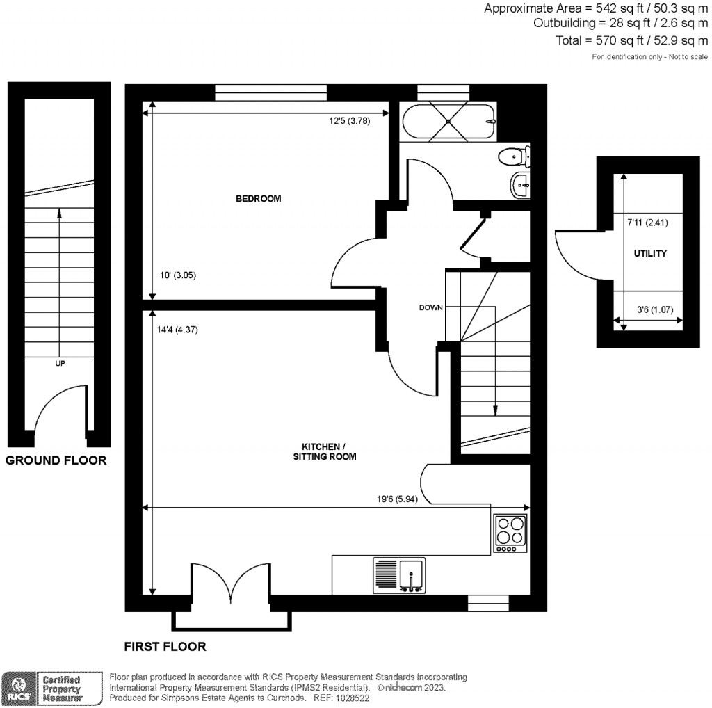 Floorplans For Green Lane, Shepperton, TW17