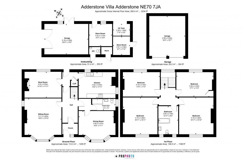 Floorplans For Belford, Northumberland