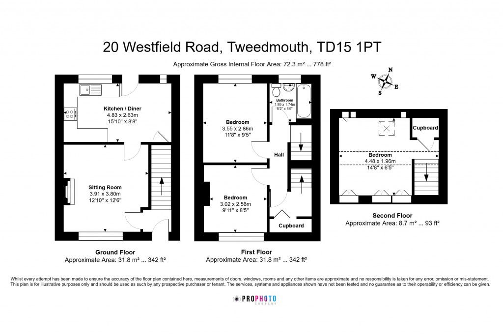 Floorplans For Berwick-upon-Tweed, Northumberland