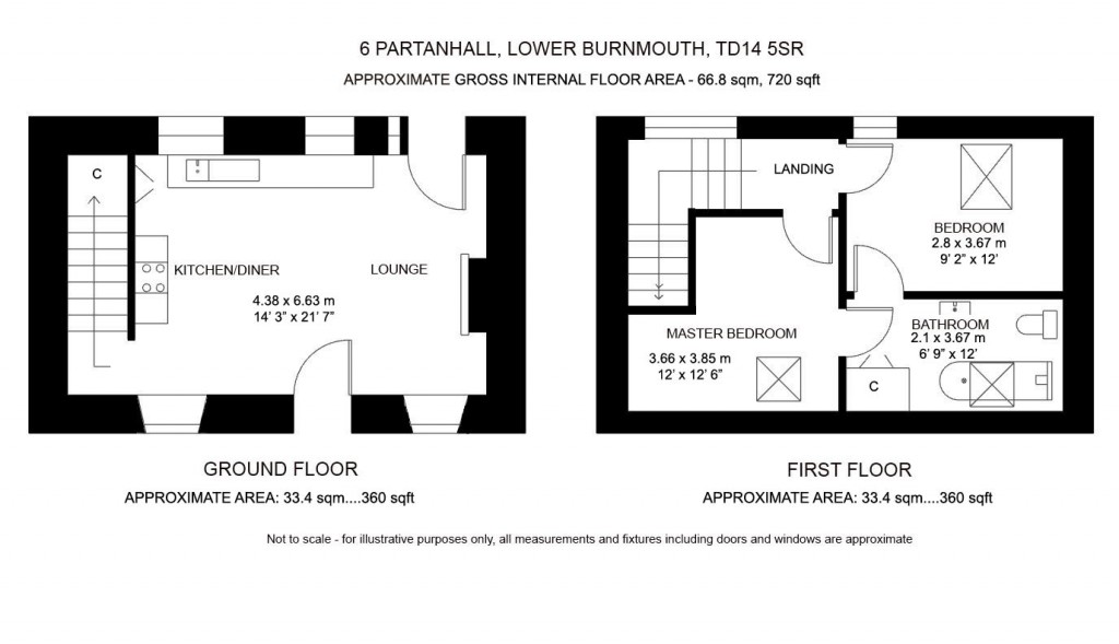 Floorplans For Burnmouth, Eyemouth, Scottish Borders