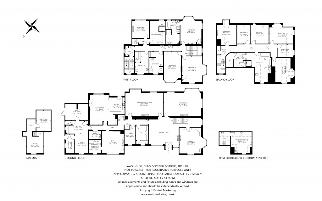 Floorplans For Duns, Berwickshire