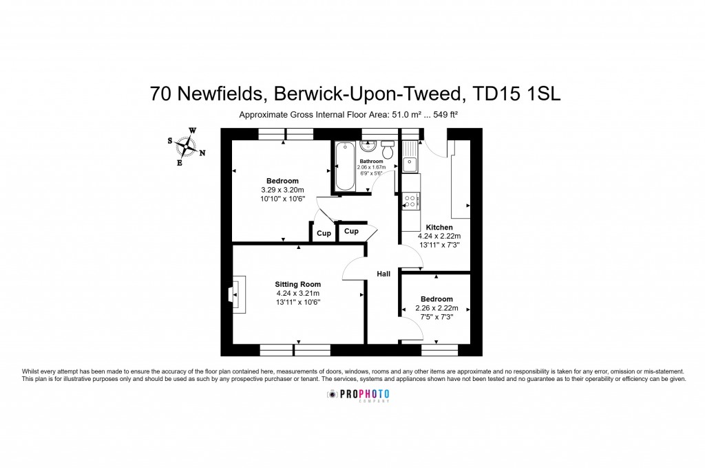 Floorplans For Berwick-upon-Tweed, Northumberland