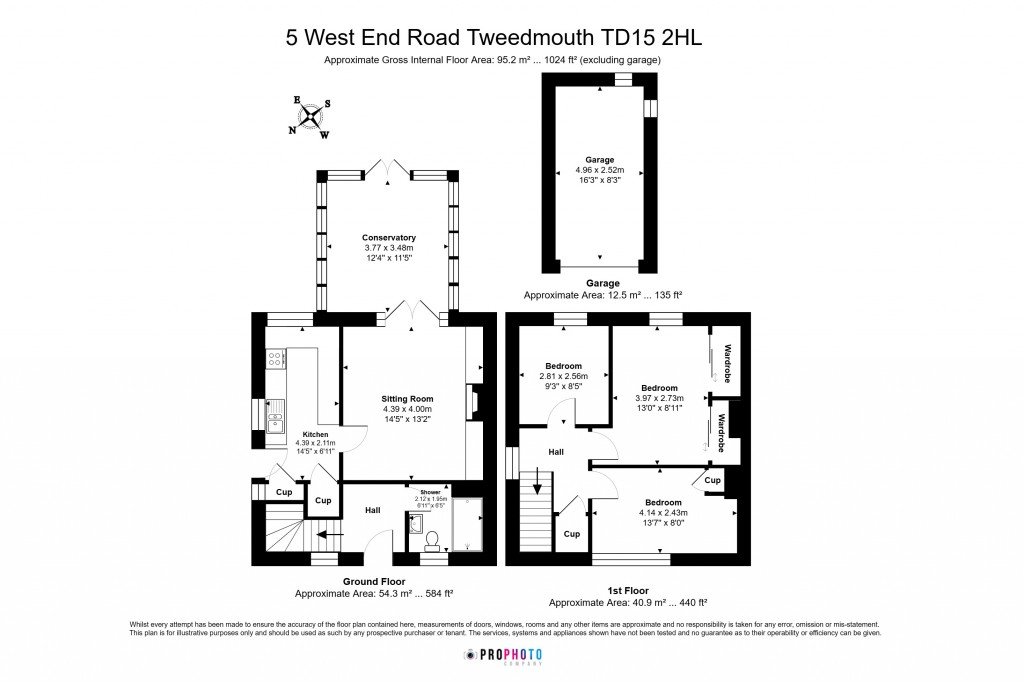 Floorplans For Tweedmouth, Berwick-upon-Tweed, Northumberland