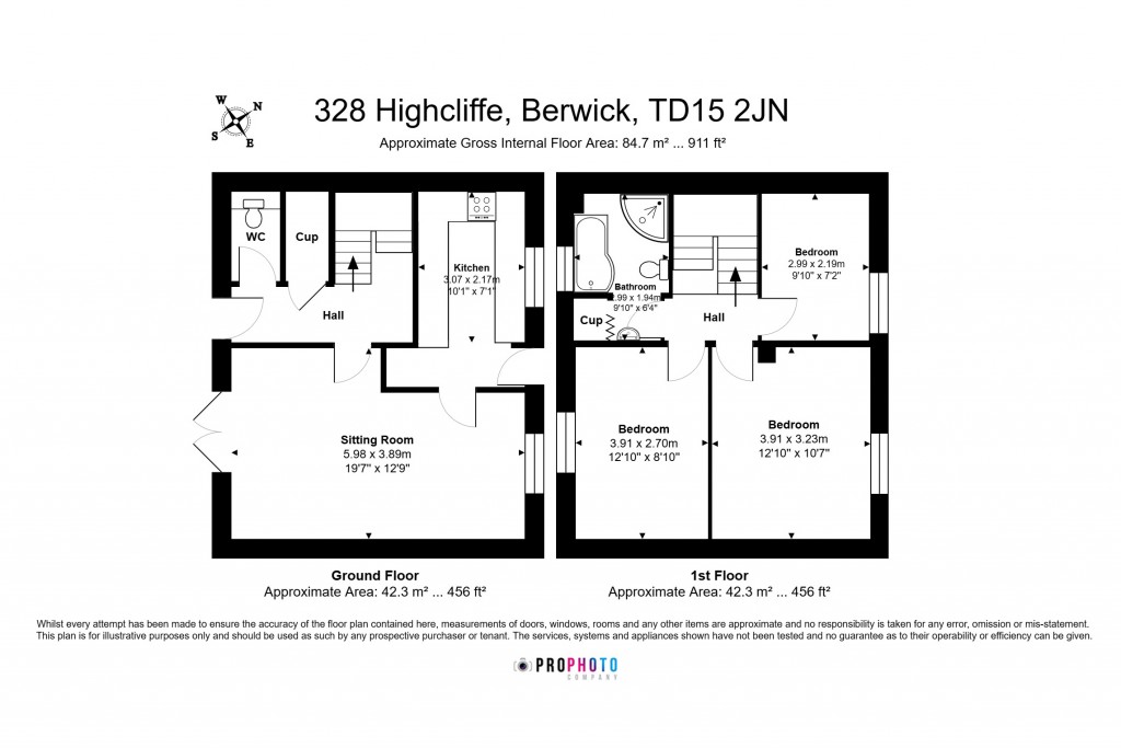 Floorplans For Spittal, Berwick-upon-Tweed, Northumberland