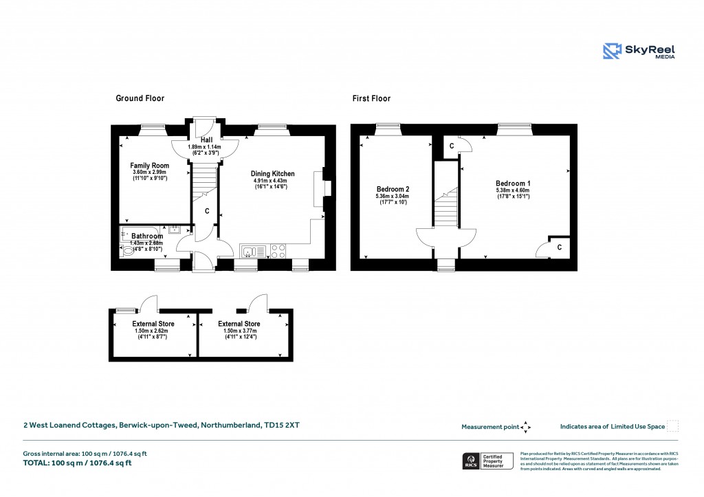 Floorplans For Berwick-upon-Tweed, Northumberland