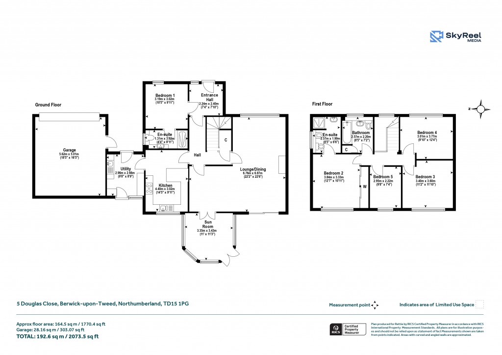 Floorplans For Berwick-upon-Tweed, Northumberland