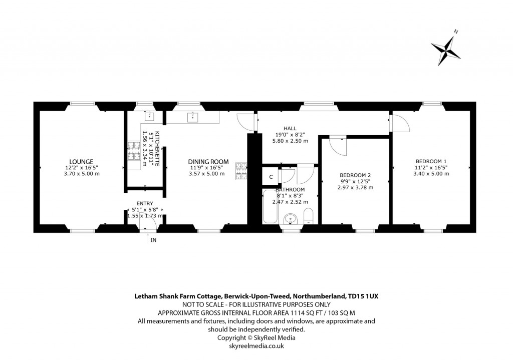 Floorplans For Berwick-Upon-Tweed, Northumberland