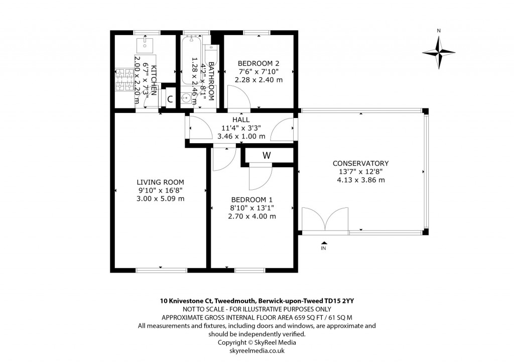 Floorplans For Tweedmouth, Berwick-upon-Tweed, Northumberland