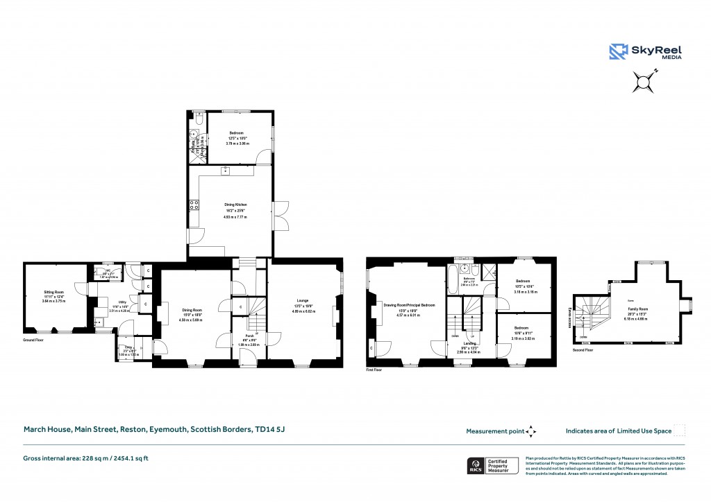 Floorplans For Reston, Scottish Borders