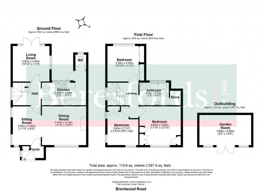 Floorplans For Herongate, Brentwood, Essex