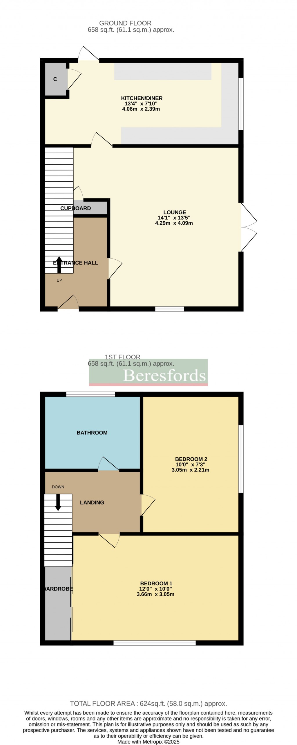 Floorplans For Brentwood, Essex