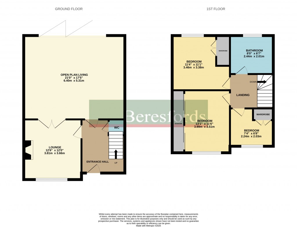 Floorplans For Warley, Brentwood, Essex
