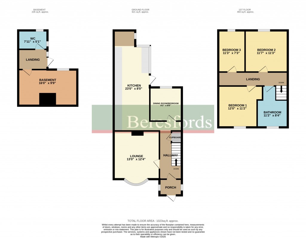 Floorplans For Warley, Brentwood, Essex