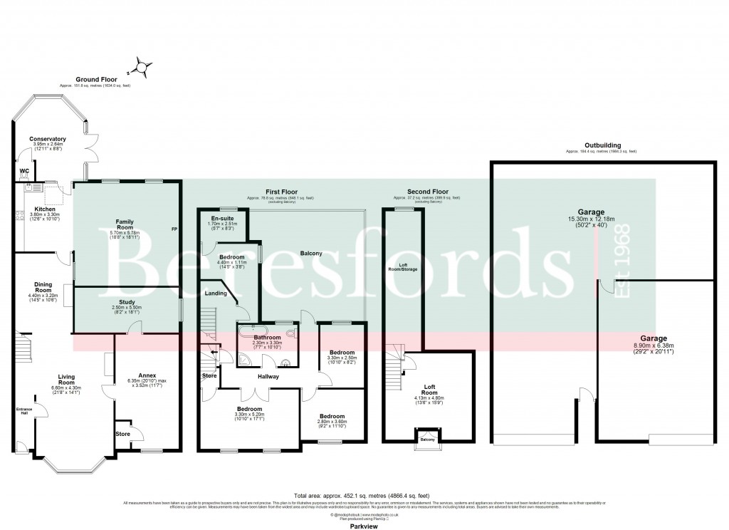 Floorplans For Ongar Road, Kelvedon Hatch, Essex