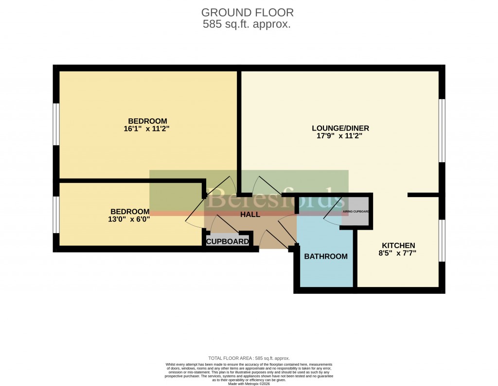 Floorplans For Gresham Road, Brentwood, Essex