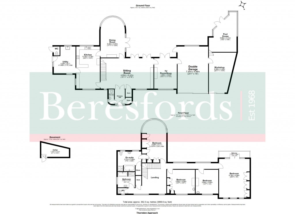 Floorplans For Herongate, Brentwood, Essex