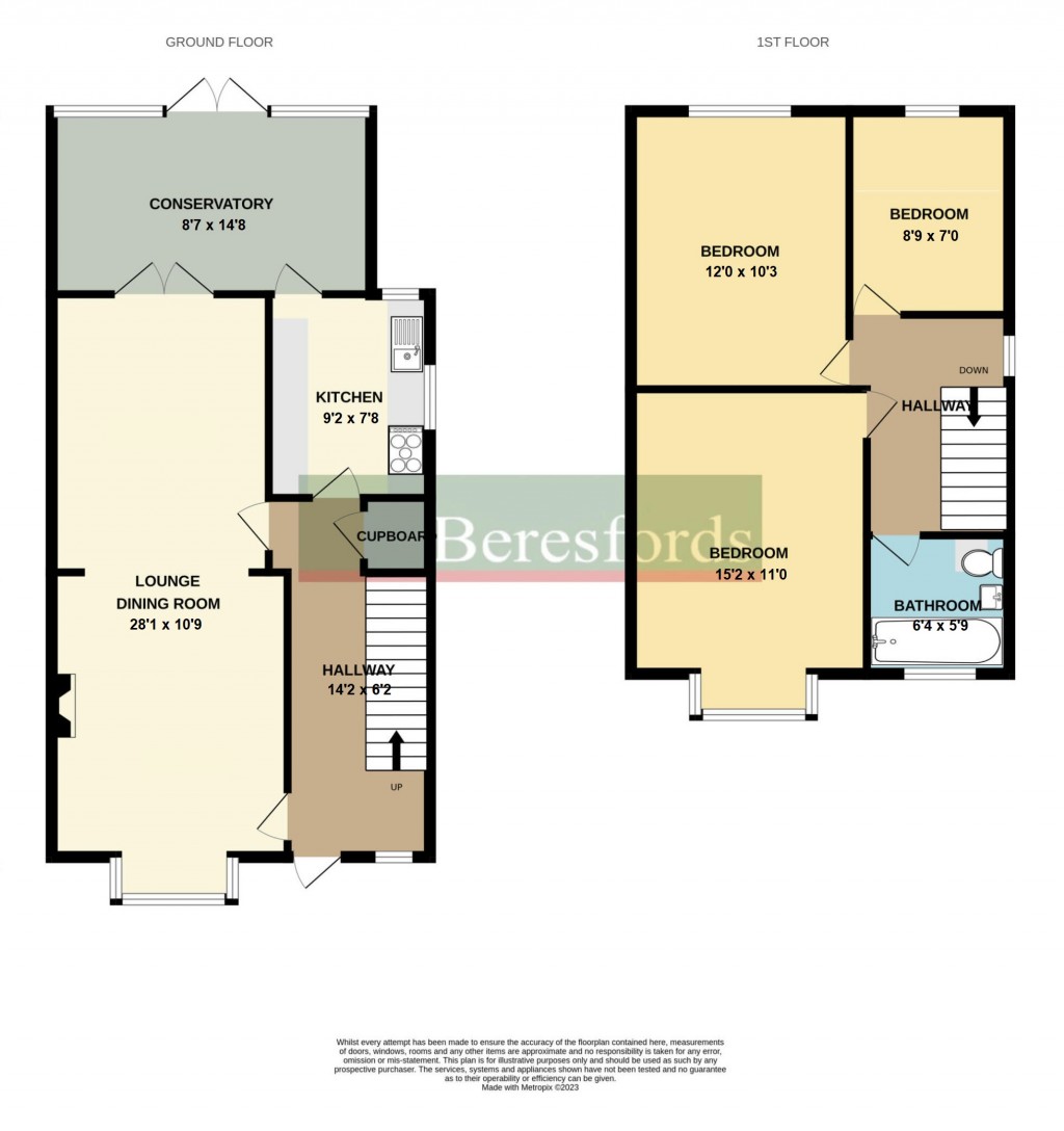 Floorplans For Warley, Brentwood, Essex