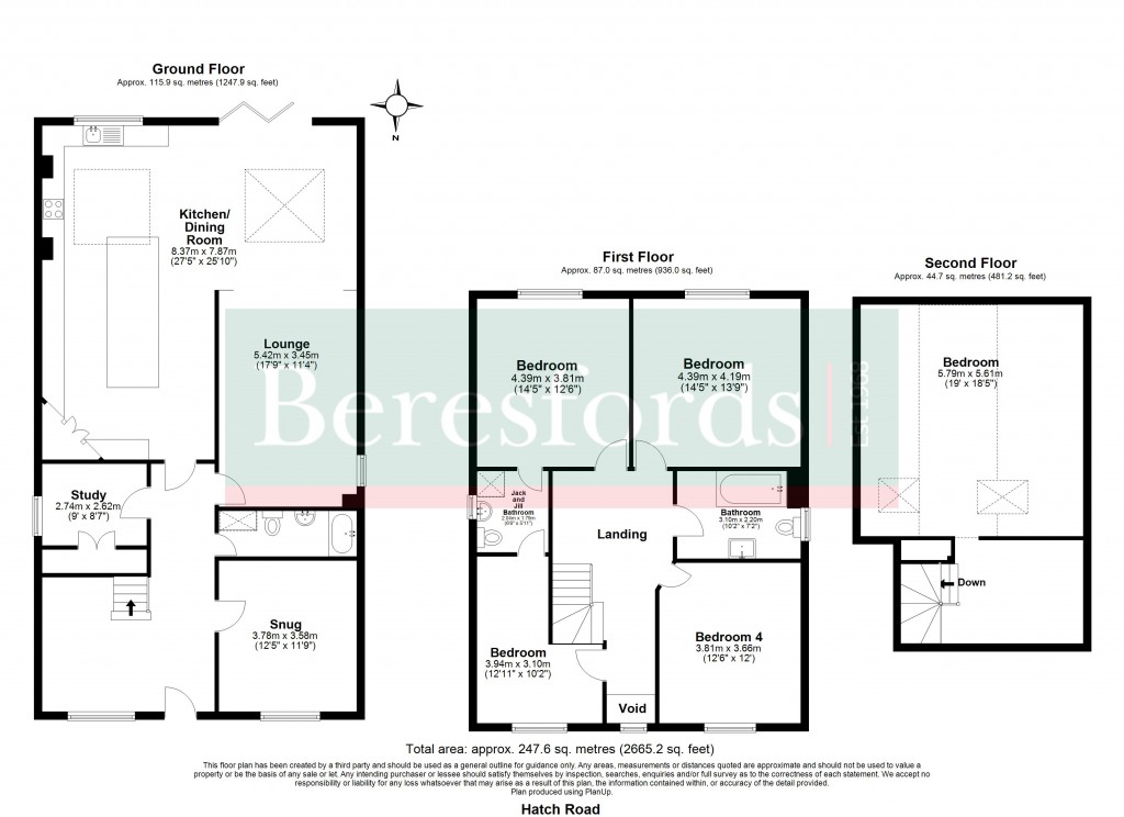 Floorplans For Pilgrims Hatch, Brentwood, Essex