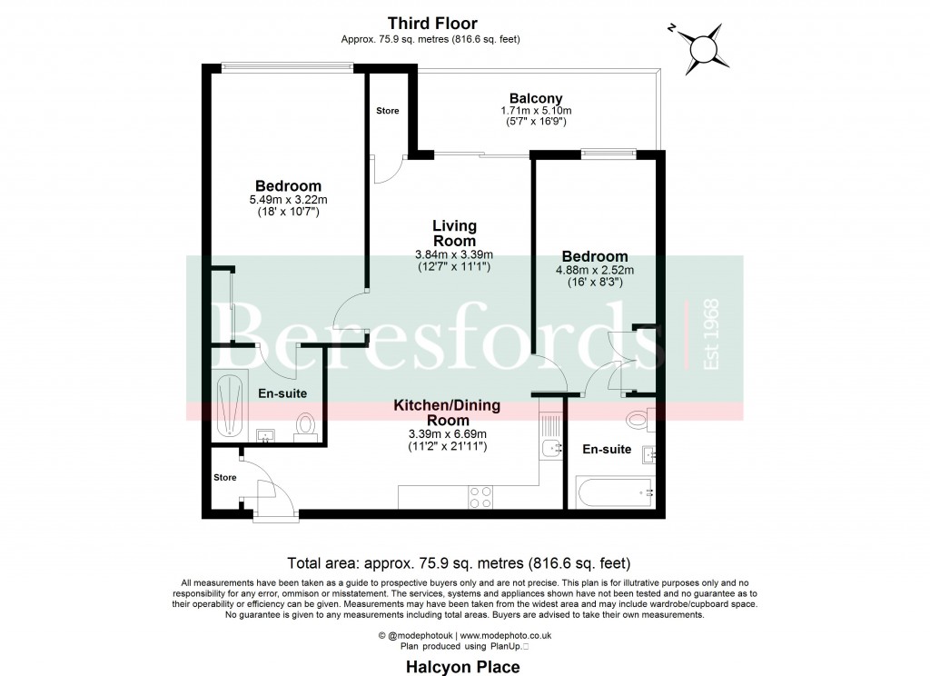 Floorplans For Brentwood, Essex