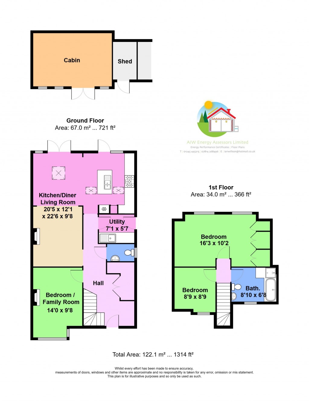 Floorplans For Pilgrims Hatch, Brentwood, Essex