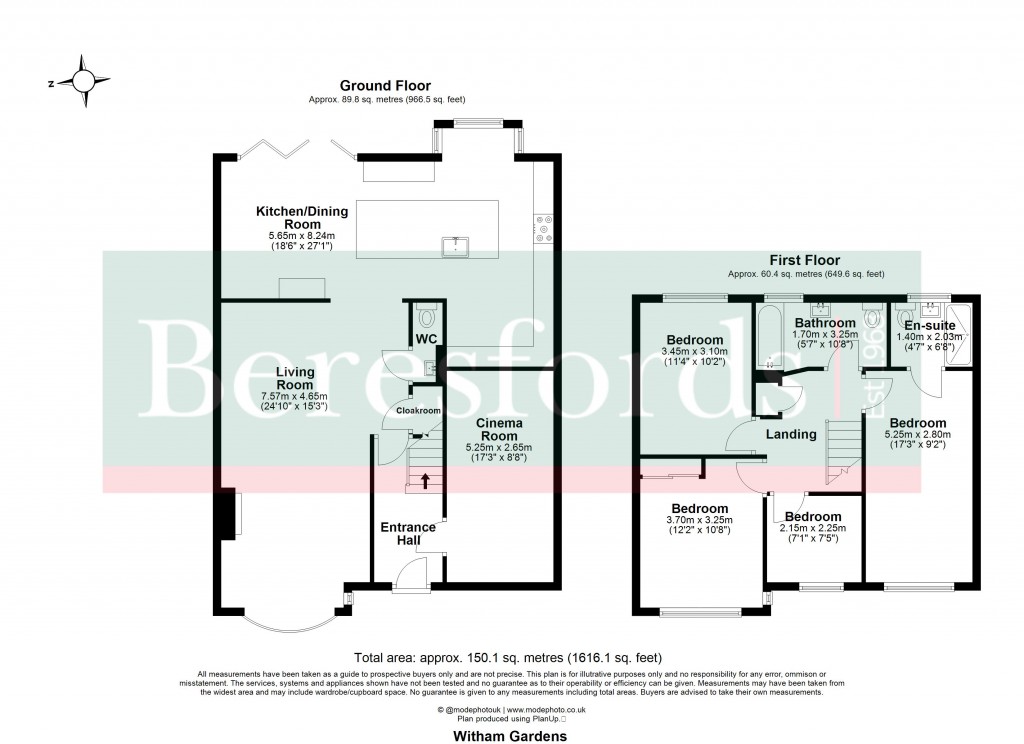 Floorplans For West Horndon, Brentwood, Essex